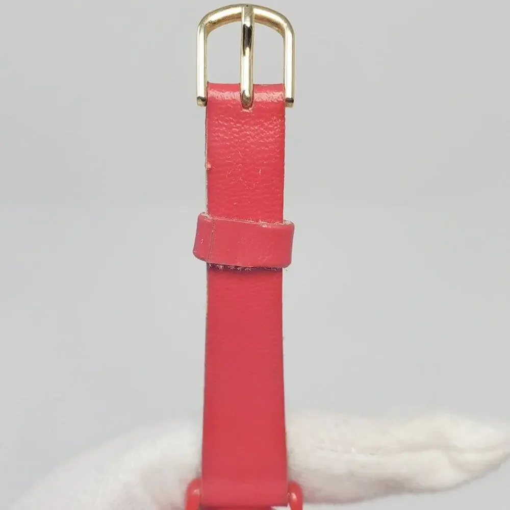 Vintage Disney X Lorus Minnie Mouse Red Plastic Watch
